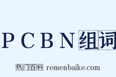 PCBN组词是什么意思的图片
